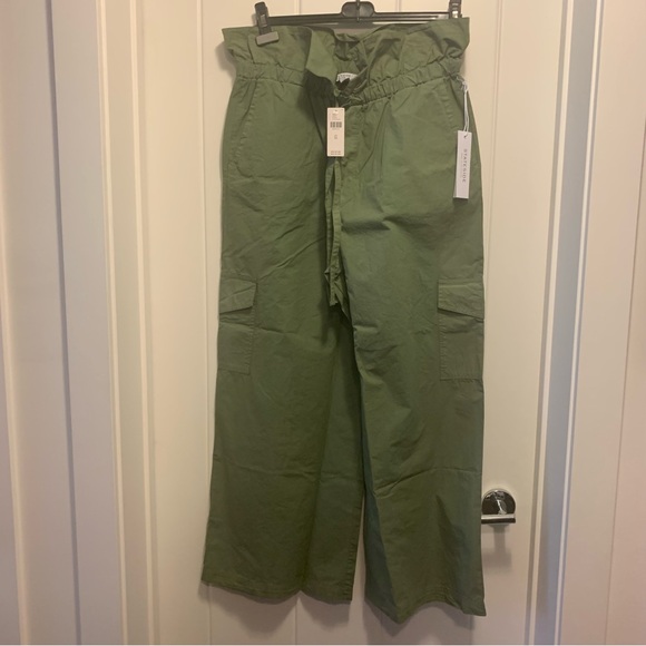 Anthropologie Wide Leg Cargo Pants - Picture 1 of 5